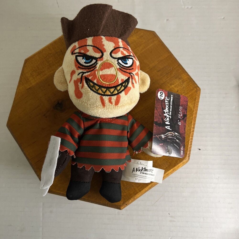 Nightmare on Elm Street Freddy Krueger Plush 8" Halloween Horror Stuffed Toy New